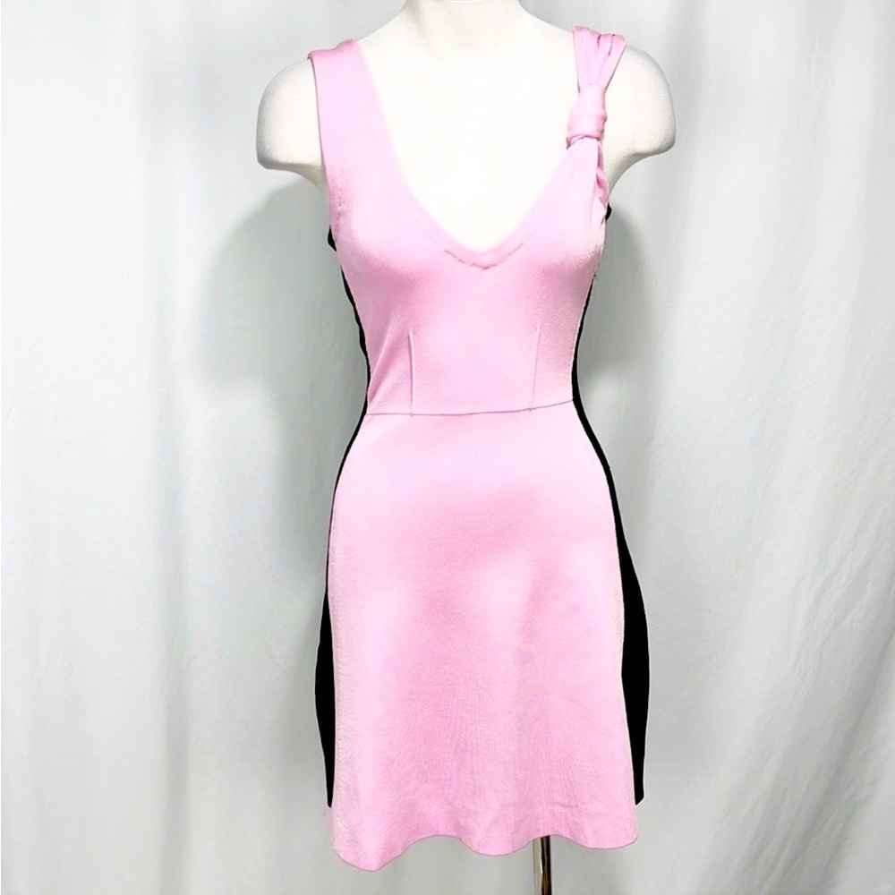 Sonia Rykiel Skater Color Block Mini Dress